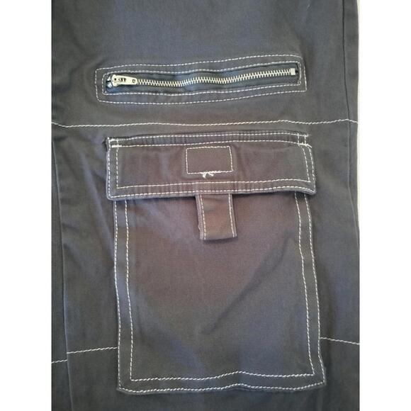 NWT Women's Refuge Gray cargo rocker pants size XS Grunge, Skateboard, Hippie - Picture 9 of 15